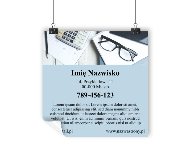 Widać, jakie priorytety obowiązują w finansach, Finanse i ubezpieczenia, Biuro rachunkowe - Plakaty Wielkoformatowe Netprint szablony online