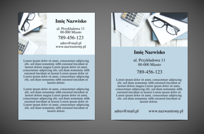 Neutralny urok pastelowego tła, Finanse Ubezpieczenia, Biuro rachunkowe - Ulotki Netprint