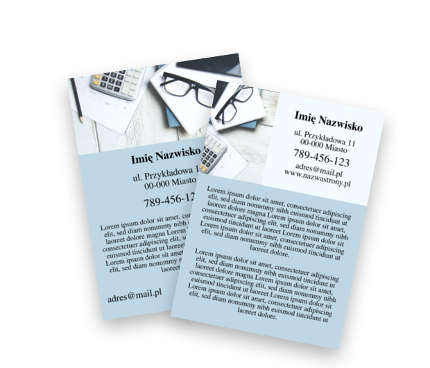 Neutralny urok pastelowego tła, Finanse Ubezpieczenia, Biuro rachunkowe - Ulotki Netprint szablony online