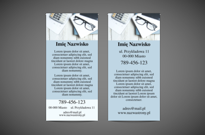 Ulotka z dużym potencjałem informacyjnym, Finanse Ubezpieczenia, Biuro rachunkowe - Ulotki Netprint