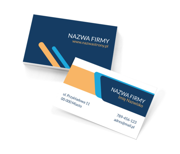 Geometryczne uporządkowanie dla profesjonalisty, Motywy, Uniwersalne - Wizytówki Netprint szablony online