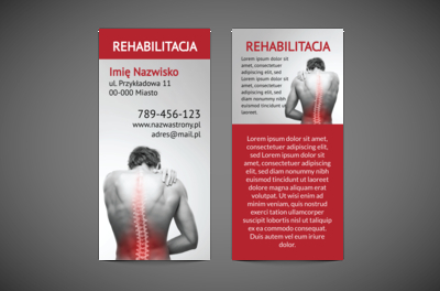 Skuteczna reklama to także skuteczne działanie, Medycyna, Rehabilitacja - Ulotki Netprint