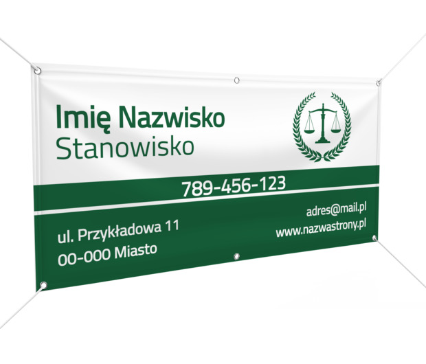 Surowo, ale jednak przyjaźnie, Prawo, Kancelaria adwokacka - Banery Netprint szablony online