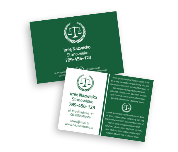 Ciekawy format dla nowoczesnej kancelarii, Prawo, Kancelaria adwokoacka - Ulotki Netprint szablony online