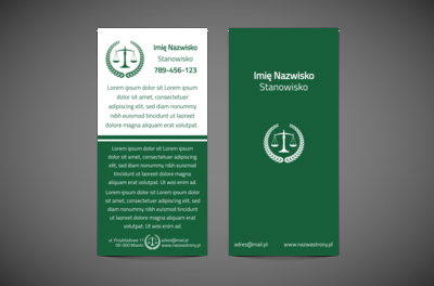 Profesjonalne porady tylko u nas!, Prawo, Kancelaria adwokoacka - Ulotki Netprint