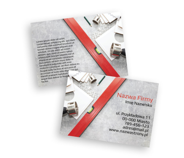 Wszystko perfekcyjnie ułożone, Budownictwo, Remont Wykończenia - Ulotki Netprint szablony online