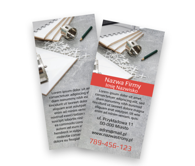 Postaw na profesjonalizm, Budownictwo, Remont Wykończenia - Ulotki Netprint szablony online