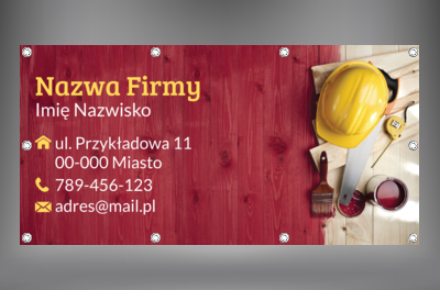 Grafika, którą widać z daleka, Budownictwo, Remont i Wykończenia - Banery Netprint