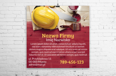 Plakat eksperta od kolorów, Budownictwo, Remont i Wykończenia - Plakaty Wielkoformatowe Netprint