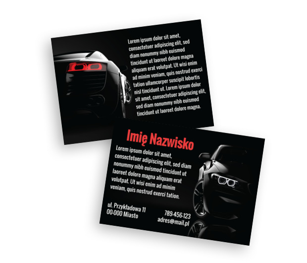 Reklama w ultra nowoczesnym stylu, Transport, Wypożyczalnia samochodów - Ulotki Netprint szablony online