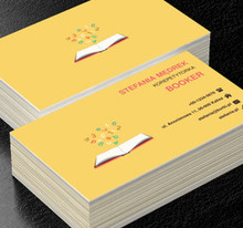 Otwarta książka, Edukacja, Korepetycje - Wizytówki Netprint