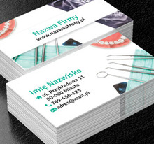 Zaufanie do dentysty ważna rzecz, Medycyna, Stomatologia - Wizytówki Netprint