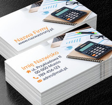 O finansach wiemy wszystko!, Usługi biurowe, Księgowość - Wizytówki Netprint