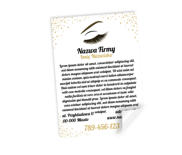 Powróćmy do klasycznej bieli, Zdrowie i uroda, Wizaż - Plakaty Netprint szablony online