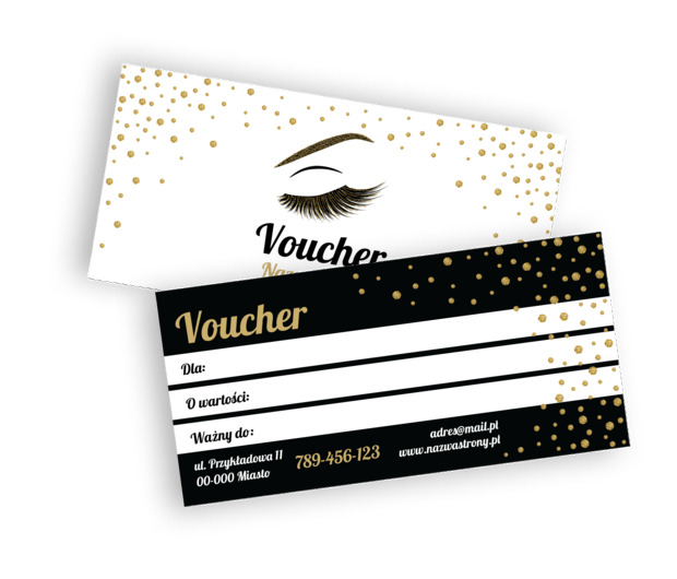 Efektywna grafika robiąca wrażenie, Zdrowie i uroda, Wizaż - Vouchery Netprint szablony online