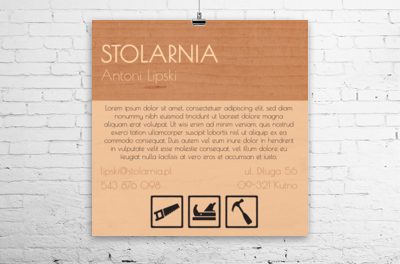 Plakat dla stolarni? Proszę bardzo!, Budownictwo, Remont i Wykończenia - Plakaty Wielkoformatowe Netprint