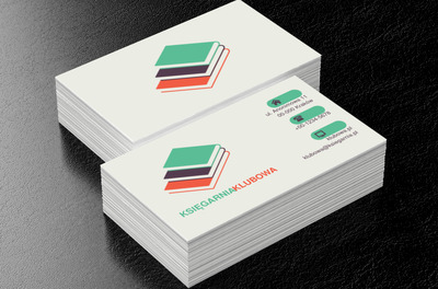 Kolorowe książki, Edukacja, Księgarnia - Wizytówki Netprint