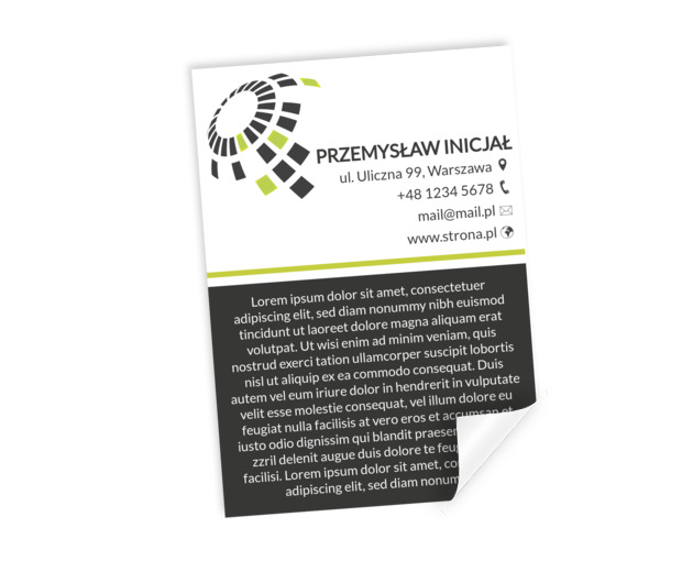 Plakat reklamowy dla nowoczesnej działalności, Motywy, Uniwersalne - Plakaty Netprint szablony online