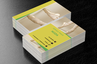 Nogi baletnicy, Edukacja, Szkoła tańca - Wizytówki Netprint