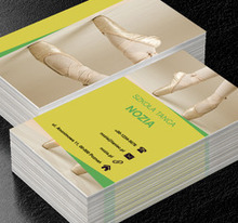 Nogi baletnicy, Edukacja, Szkoła tańca - Wizytówki Netprint