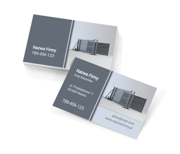 Profesjonalizm w modnej odsłonie, Budownictwo, Remont i Wykończenia - Wizytówki Netprint szablony online