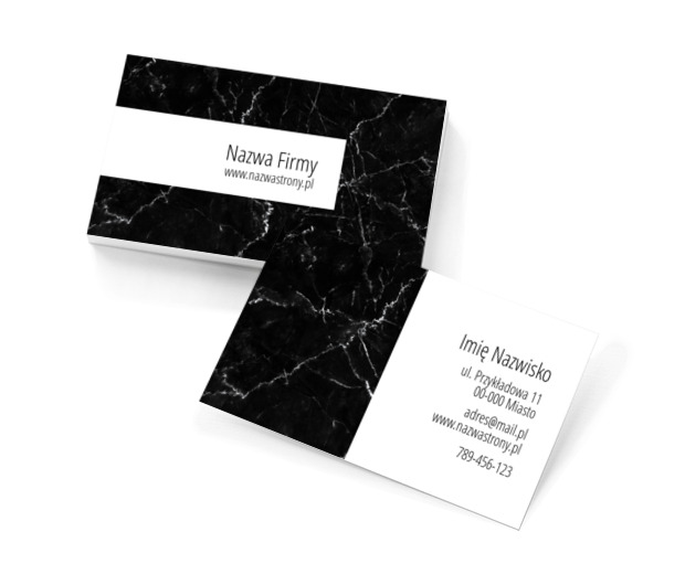 Czary marmur pasuje do wszystkiego, Motywy, Klasyczne - Wizytówki Netprint szablony online