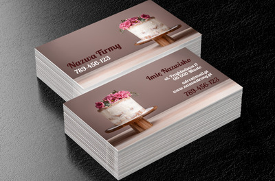 Pochwal się swoim kunsztem, Gastronomia, Cukiernia - Wizytówki Netprint