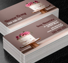 Pochwal się swoim kunsztem, Gastronomia, Cukiernia - Wizytówki Netprint