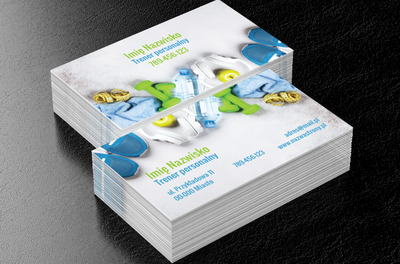 Siła tkwi w motywacji, Zdrowie i uroda, Trener personalny - Wizytówki Netprint