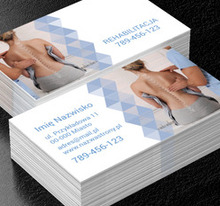 W odpowiednich rękach, Medycyna, Rehabilitacja - Wizytówki Netprint
