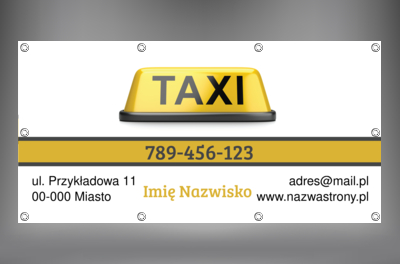 Ta reklama przyda się wszystkim, Transport, Taxi - Banery Netprint