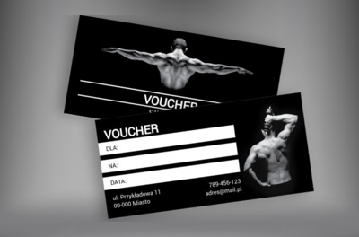 Zrób wrażenie swoim prezentem, Zdrowie i uroda, Siłownia - Vouchery Netprint