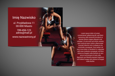 Wszystko wskazuje na poprawę zdrowia, Zdrowie i Uroda, Trener personalny - Ulotki Netprint