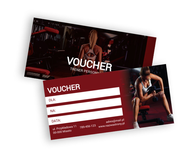 Jak zaprosić do zmian? Właśnie tak!, Zdrowie i uroda, Trener personalny - Vouchery Netprint szablony online