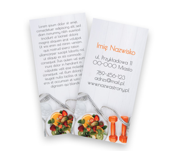 Zdrowe budowanie formy, Zdrowie i Uroda, Dietetyk - Ulotki Netprint szablony online