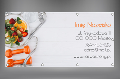 Tak zachęcisz ludzi do wizyty, Zdrowie i uroda, Dietetyk - Banery Netprint