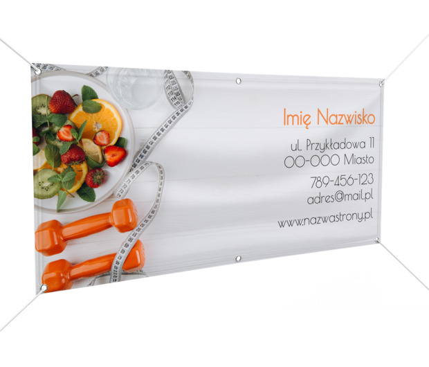 Tak zachęcisz ludzi do wizyty, Zdrowie i uroda, Dietetyk - Banery Netprint szablony online