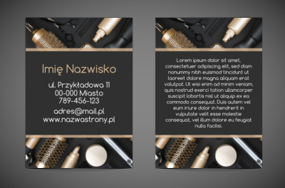 Fryzjerskie akcesoria, Zdrowie i Uroda, Salon Fryzjerski - Ulotki Netprint