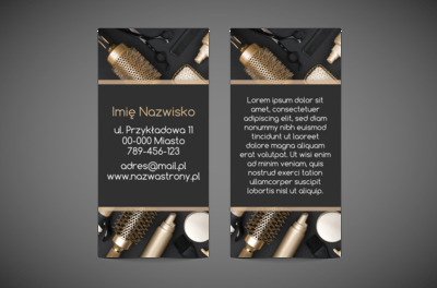 Gwarancja dobrej usługi, Zdrowie i Uroda, Salon Fryzjerski - Ulotki Netprint