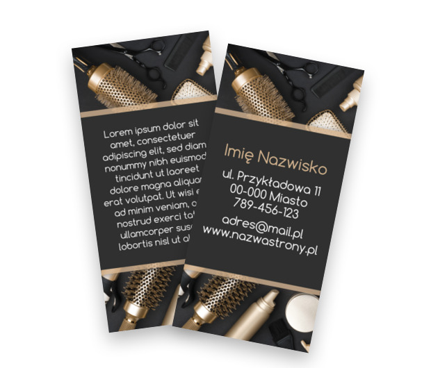 Gwarancja dobrej usługi, Zdrowie i Uroda, Salon Fryzjerski - Ulotki Netprint szablony online