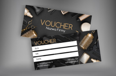 Gustowny i sugestywny prezent, Zdrowie i uroda, Salon fryzjerski - Vouchery Netprint