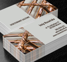 Fachowcy od ogrzewania gazowego, Usługi domowe, Serwisant - Wizytówki Netprint