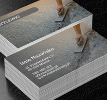 Grunt to solidna wylewka, Budownictwo, Remont i Wykończenia - Wizytówki Netprint