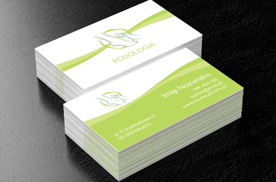 Zdrowe stopy to podstawa, Zdrowie i uroda, Salon kosmetyczny - Wizytówki Netprint