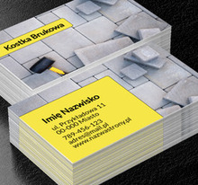 Równo ułożymy bruk, Budownictwo, Remont i Wykończenia - Wizytówki Netprint