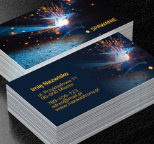 Solidne spawanie, Usługi domowe, Serwisant - Wizytówki Netprint