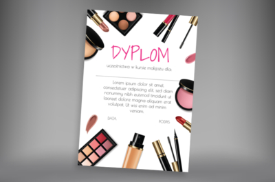 Makijaż jest już bez tajemnic, Tematy, Kosmetyczne - Dyplomy Netprint