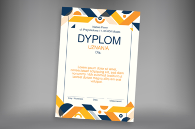 Grafika, która zapada w pamięć, Tematy, Uniwersalne - Dyplomy Netprint