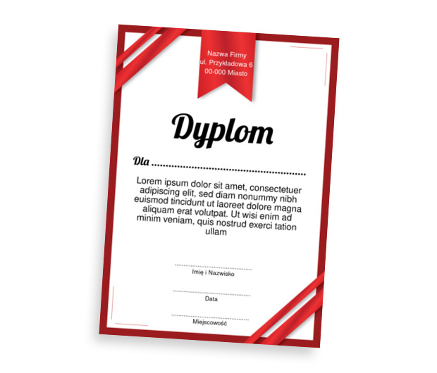 Połączenie godne najwyższych zaszczytów, Tematy, Uniwersalne - Dyplomy Netprint szablony online