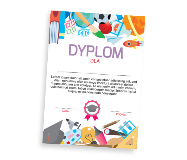 Nagroda dla ambitnego ucznia, Tematy, Szkolne - Dyplomy Netprint szablony online
